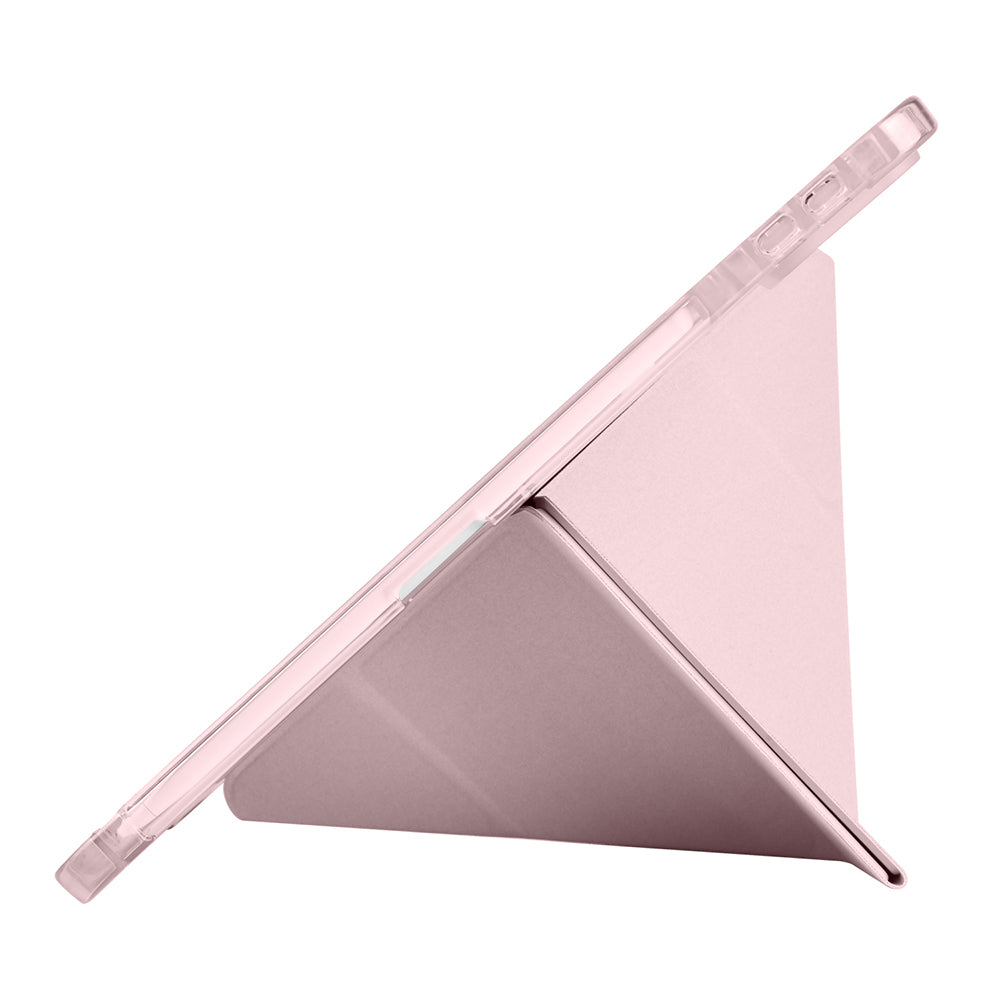 Xiaomi Pad 7 Kılıf Zore Tri Folding Kalem Bölmeli Standlı Kılıf Lila