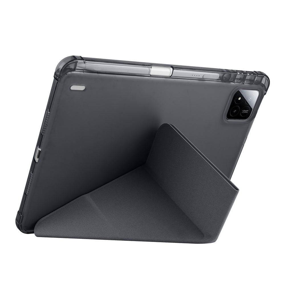 Xiaomi Pad 7 Pro Kılıf Zore Tri Folding Kalem Bölmeli Standlı Kılıf Lila