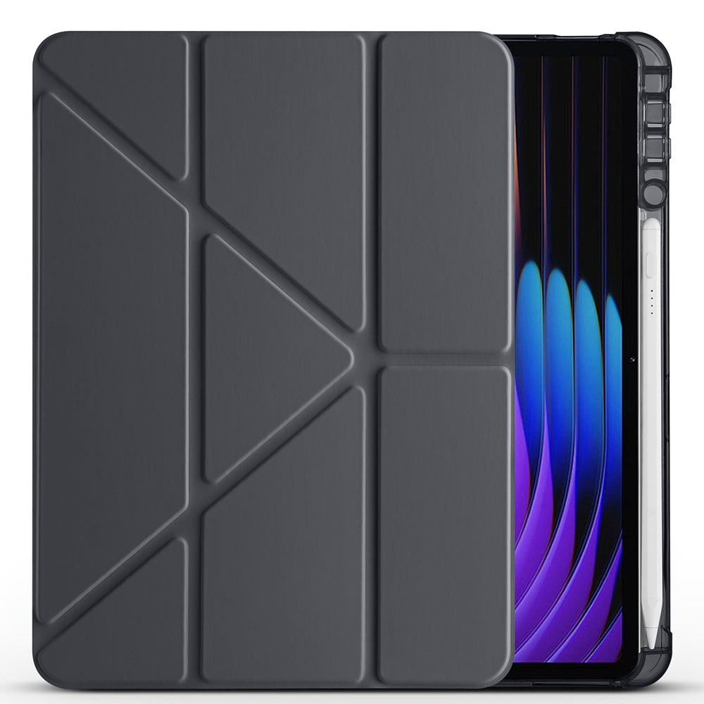 Xiaomi Pad 7 Pro Kılıf Zore Tri Folding Kalem Bölmeli Standlı Kılıf Lacivert