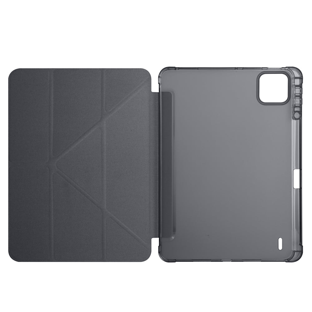Xiaomi Pad 7 Pro Kılıf Zore Tri Folding Kalem Bölmeli Standlı Kılıf Siyah