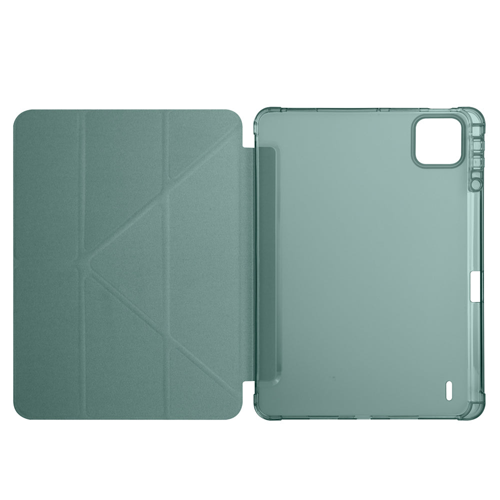 Xiaomi Pad 7 Pro Kılıf Zore Tri Folding Kalem Bölmeli Standlı Kılıf Lila