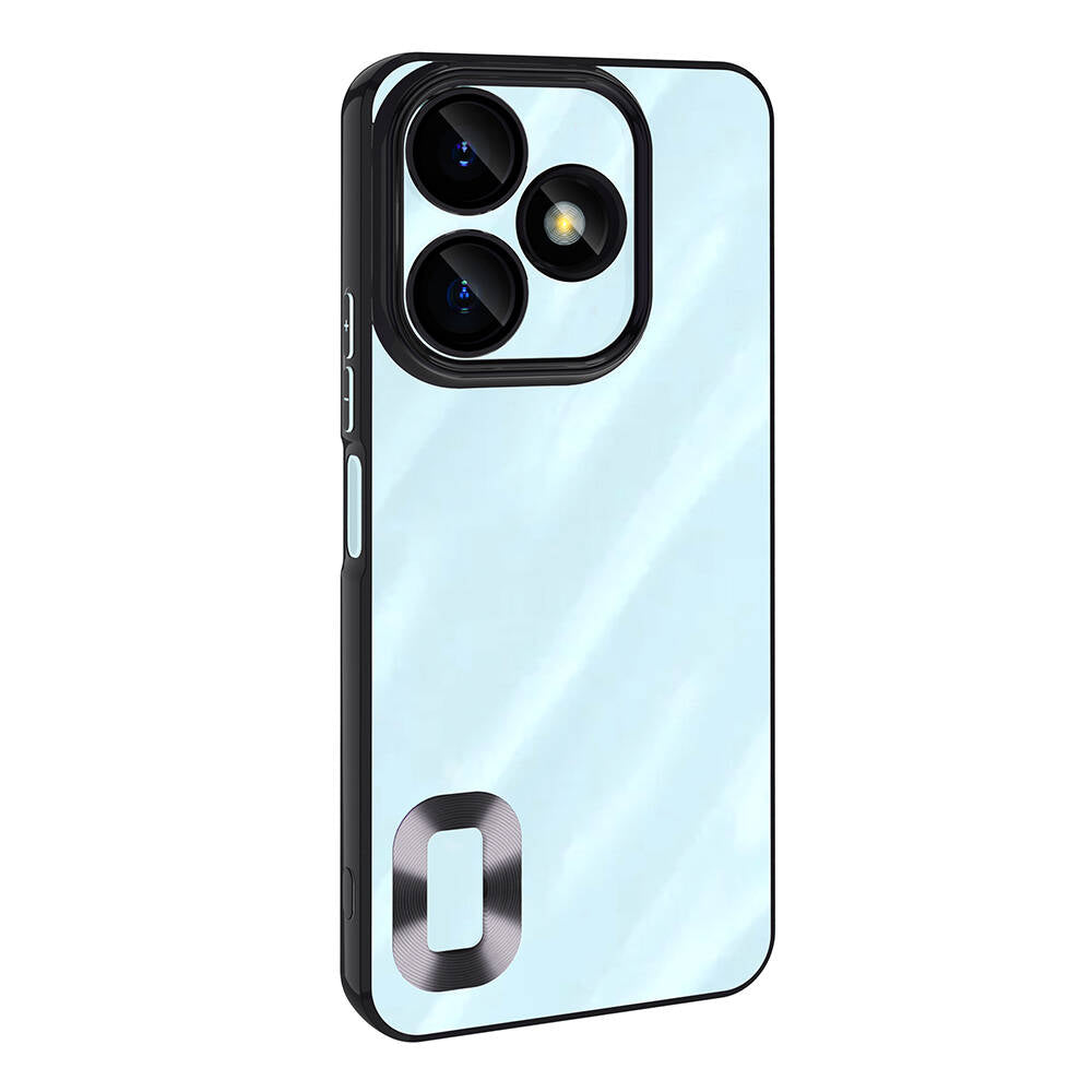 Xiaomi Redmi 13 4G Kılıf Kamera Korumalı Logo Gösteren Zore Omega Kapak Lila