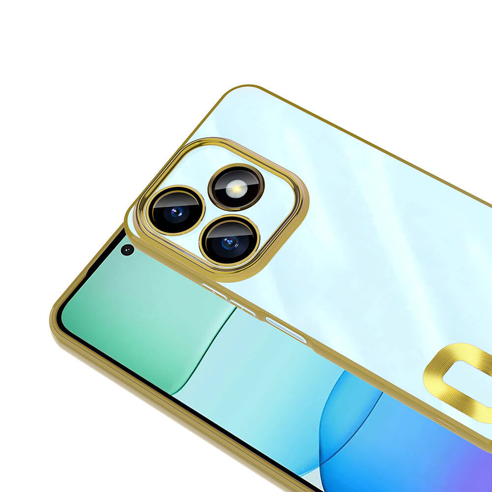 Xiaomi Redmi 13 4G Kılıf Kamera Korumalı Logo Gösteren Zore Omega Kapak Sierra Mavi