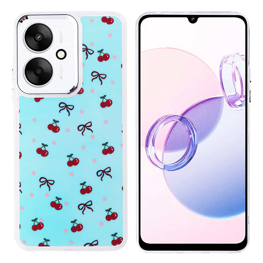 Xiaomi Redmi 13C Kılıf Airbag Tasarımlı Zore Hadra Kapak Kiraz