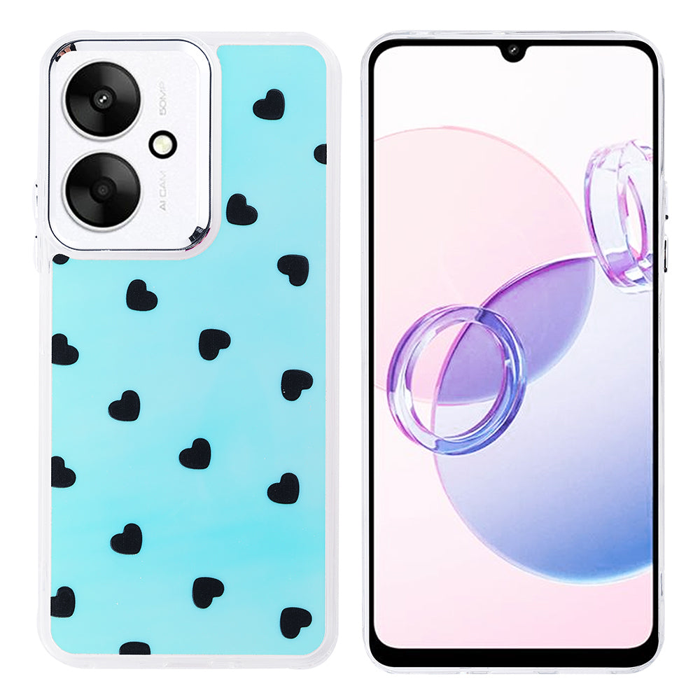 Xiaomi Redmi 13C Kılıf Airbag Tasarımlı Zore Hadra Kapak Kalp