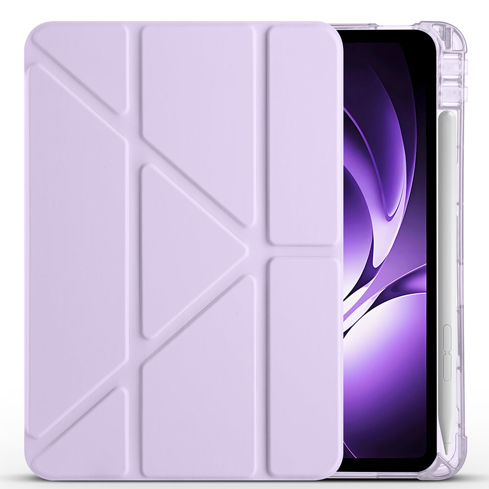 Xiaomi Redmi K Pad Kılıf Zore Tri Folding Kalem Bölmeli Standlı Kılıf Lacivert