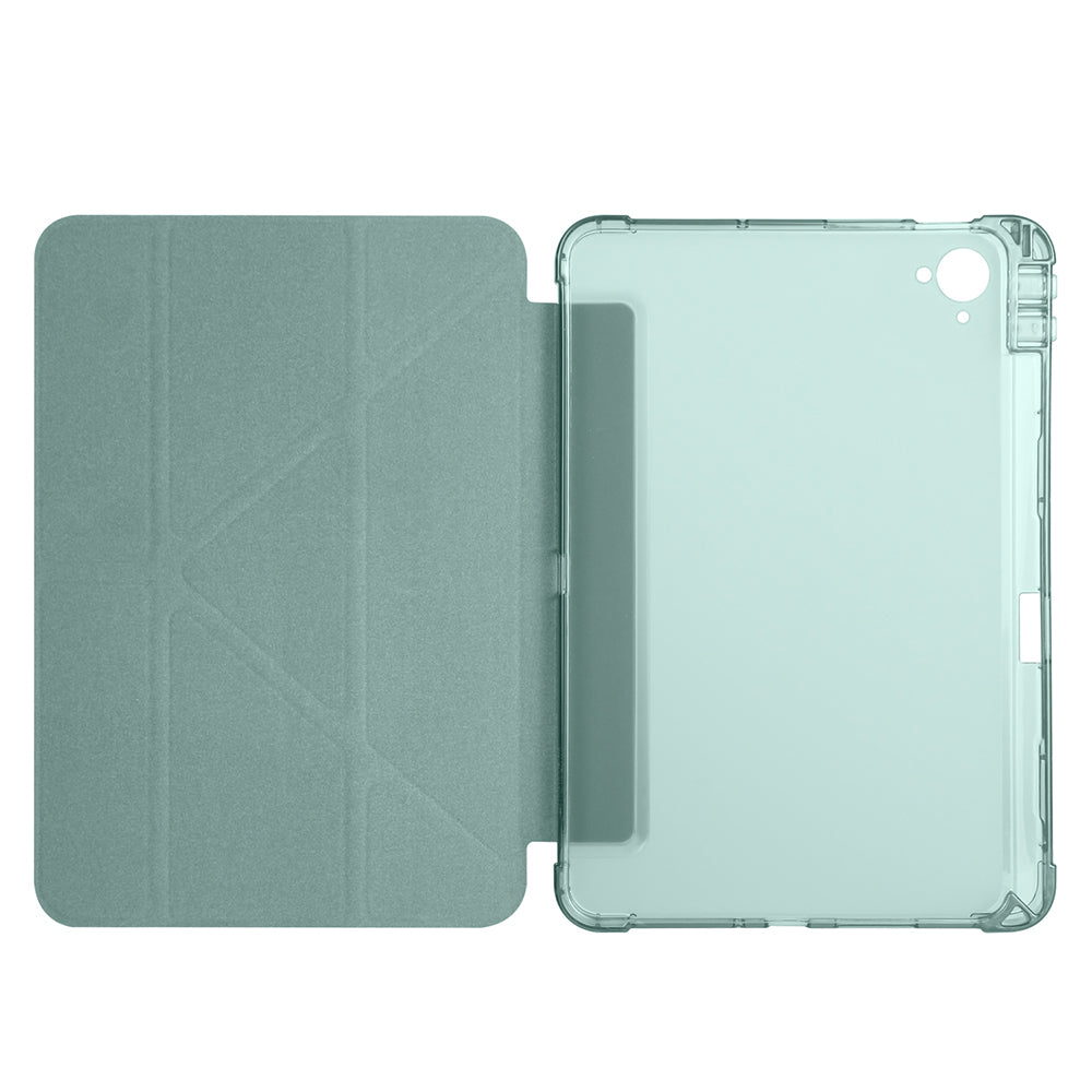 Xiaomi Redmi K Pad Kılıf Zore Tri Folding Kalem Bölmeli Standlı Kılıf Lila