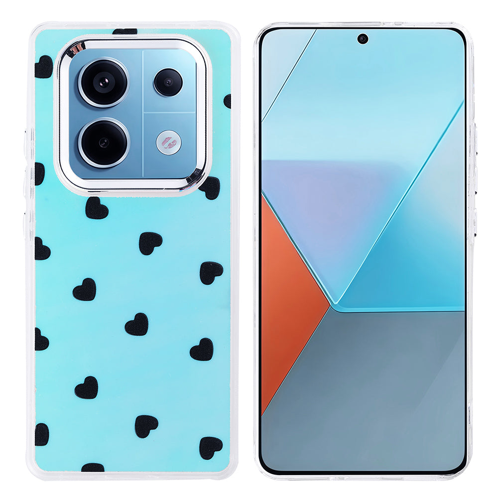 Xiaomi Redmi Note 14 Pro 4G Kılıf Airbag Tasarımlı Zore Hadra Kapak Kalp