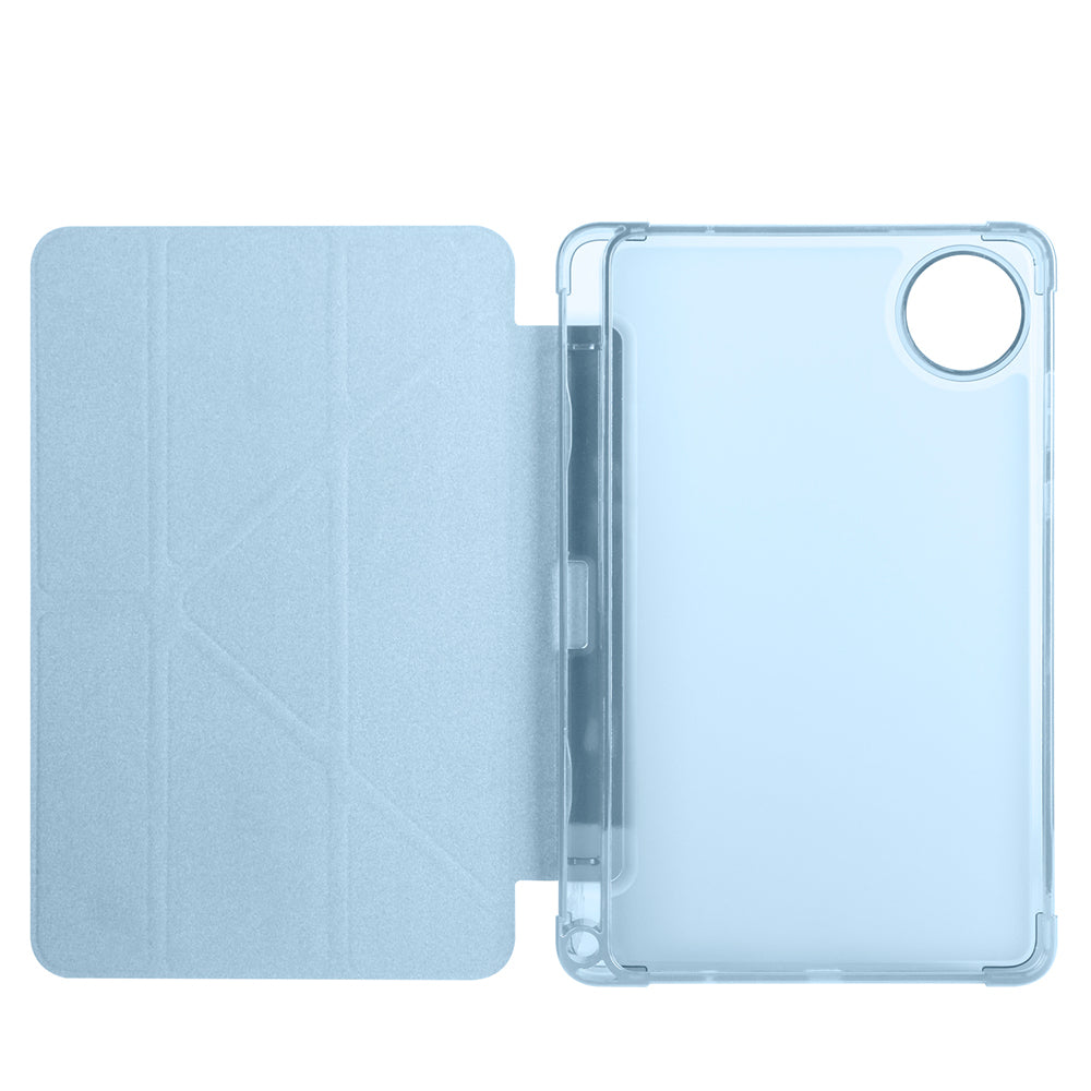 Xiaomi Redmi Pad SE 8.7 Kılıf Zore Tri Folding Kalem Bölmeli Standlı Kılıf Siyah