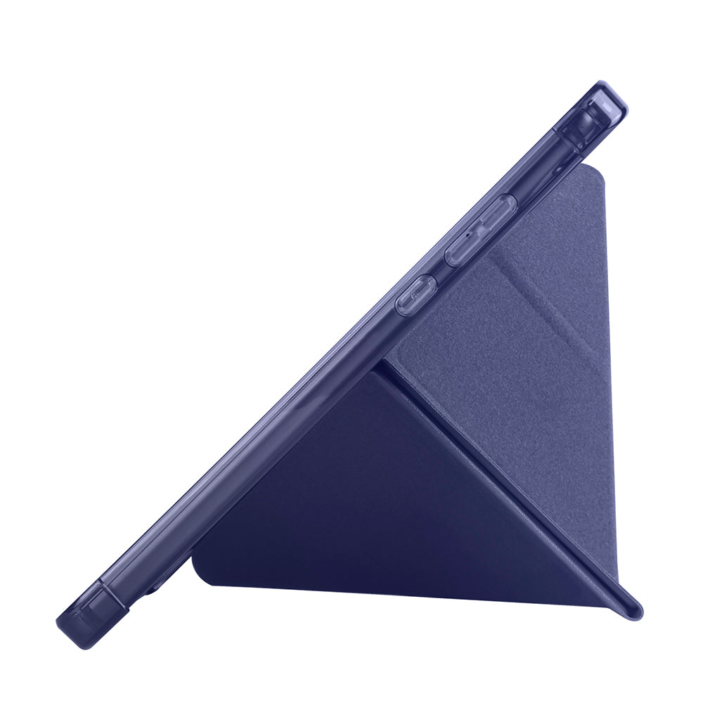 Xiaomi Redmi Pad SE 8.7 Kılıf Zore Tri Folding Kalem Bölmeli Standlı Kılıf Rose Gold