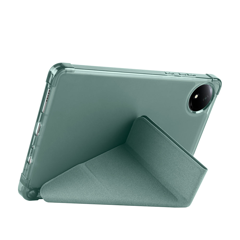Xiaomi Redmi Pad SE 8.7 Kılıf Zore Tri Folding Kalem Bölmeli Standlı Kılıf Mavi