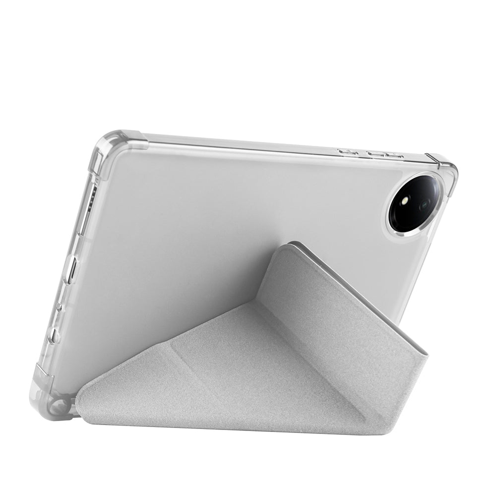 Xiaomi Redmi Pad SE 8.7 Kılıf Zore Tri Folding Kalem Bölmeli Standlı Kılıf Mavi