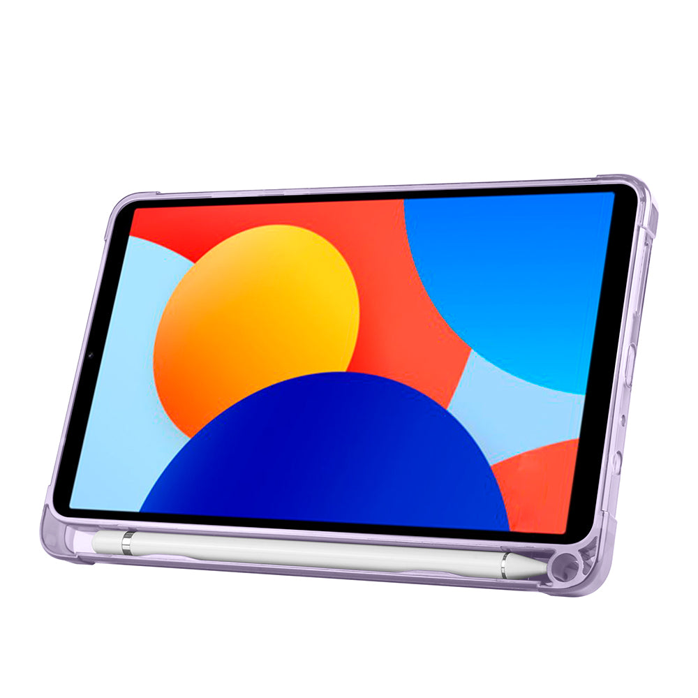 Xiaomi Redmi Pad SE 8.7 Kılıf Zore Tri Folding Kalem Bölmeli Standlı Kılıf Koyu Yeşil