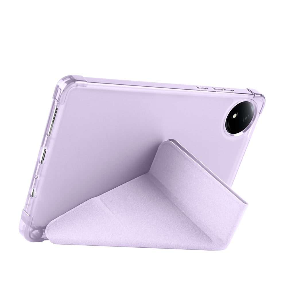 Xiaomi Redmi Pad SE 8.7 Kılıf Zore Tri Folding Kalem Bölmeli Standlı Kılıf Koyu Yeşil