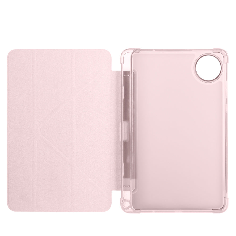 Xiaomi Redmi Pad SE 8.7 Kılıf Zore Tri Folding Kalem Bölmeli Standlı Kılıf Siyah