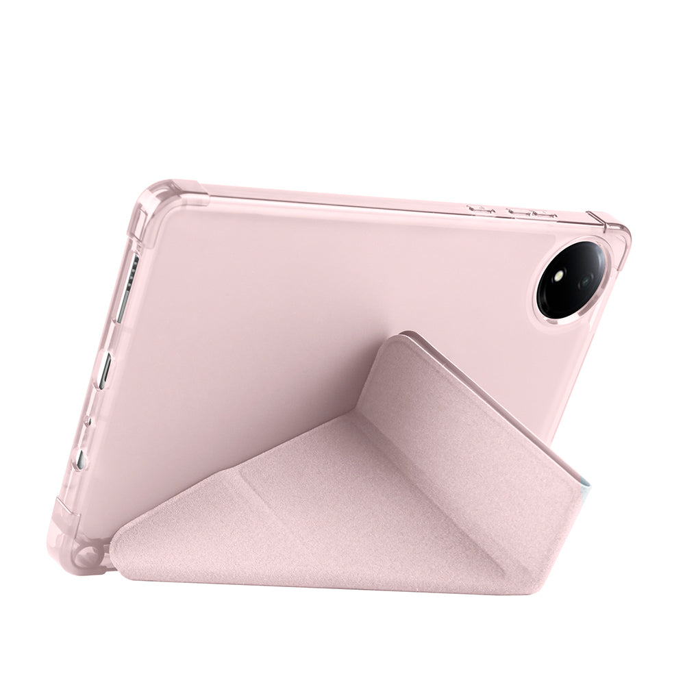 Xiaomi Redmi Pad SE 8.7 Kılıf Zore Tri Folding Kalem Bölmeli Standlı Kılıf Mavi