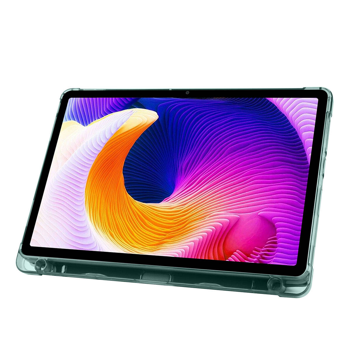 Xiaomi Redmi Pad SE Kılıf Zore Tri Folding Kalem Bölmeli Standlı Kılıf Mor