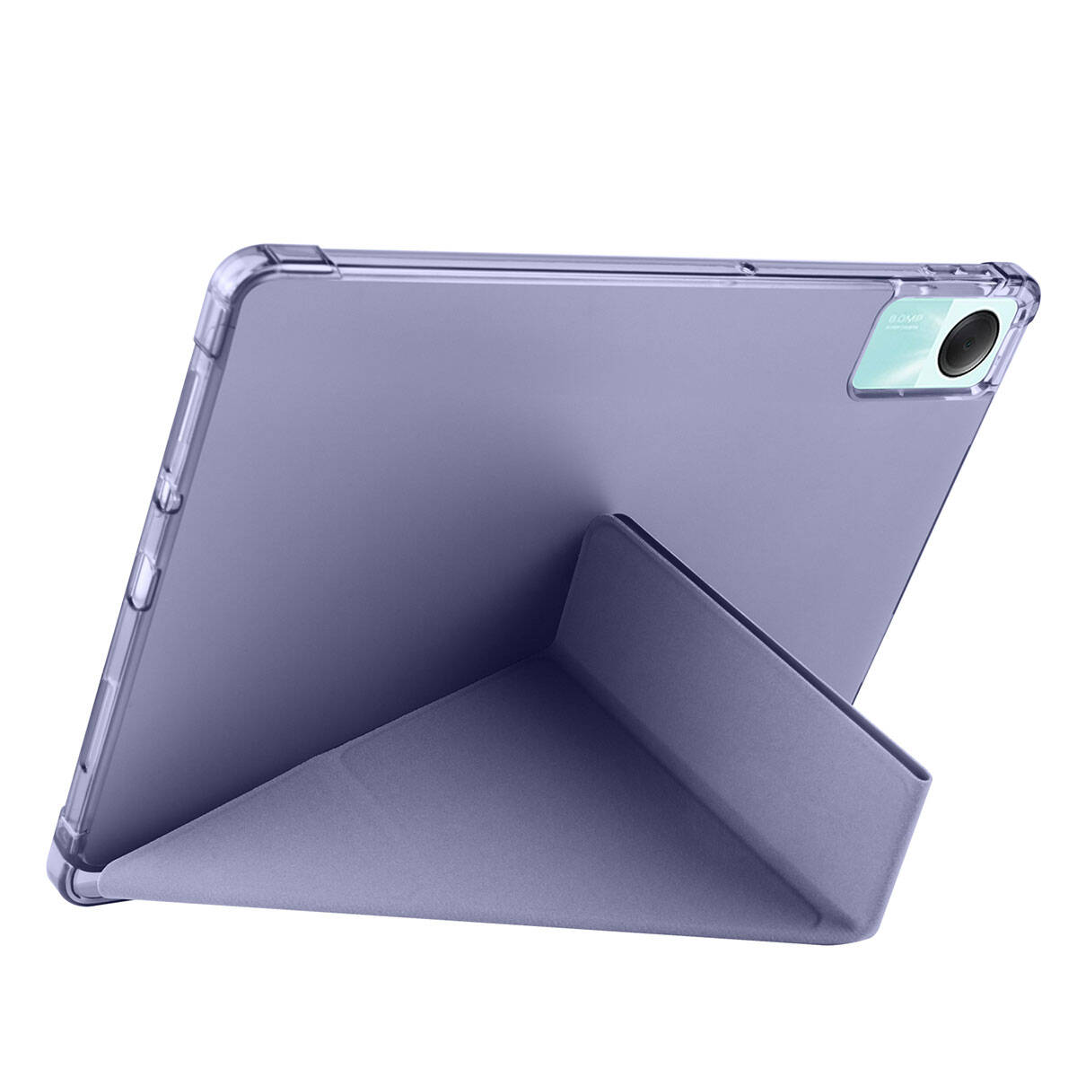 Xiaomi Redmi Pad SE Kılıf Zore Tri Folding Kalem Bölmeli Standlı Kılıf Lacivert