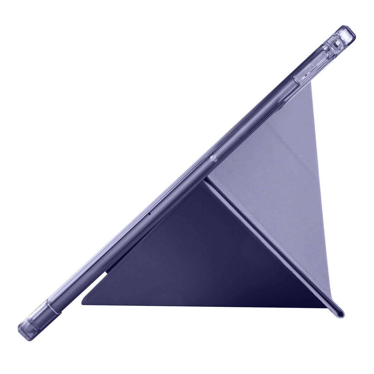 Xiaomi Redmi Pad SE Kılıf Zore Tri Folding Kalem Bölmeli Standlı Kılıf Lacivert