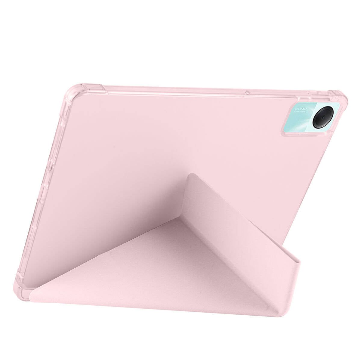 Xiaomi Redmi Pad SE Kılıf Zore Tri Folding Kalem Bölmeli Standlı Kılıf Lacivert