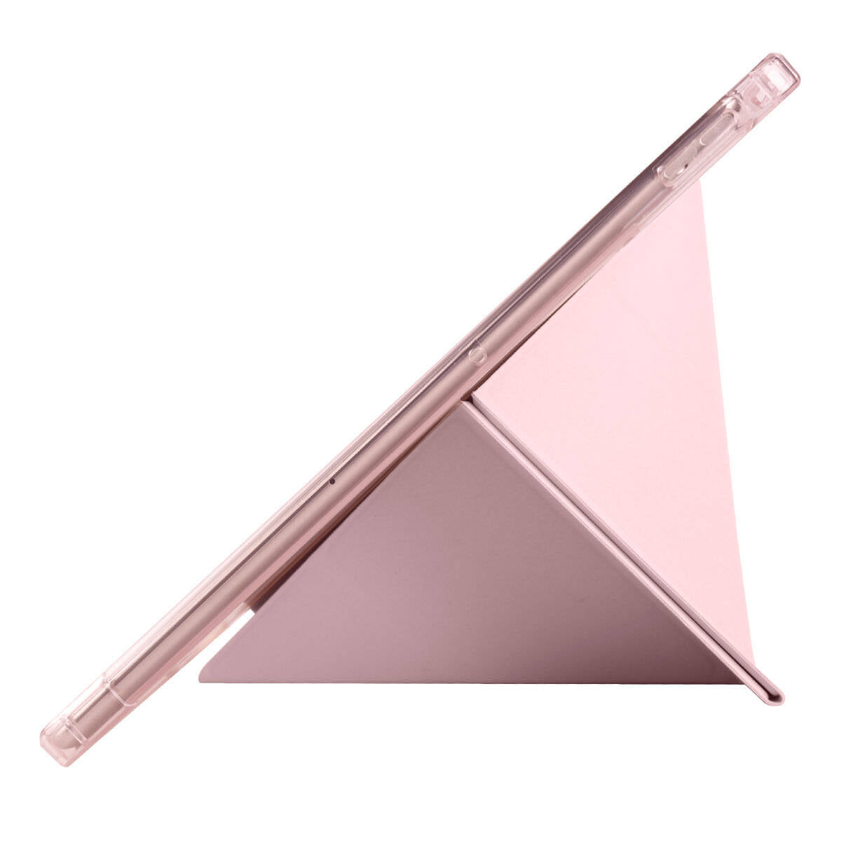 Xiaomi Redmi Pad SE Kılıf Zore Tri Folding Kalem Bölmeli Standlı Kılıf Kırmızı