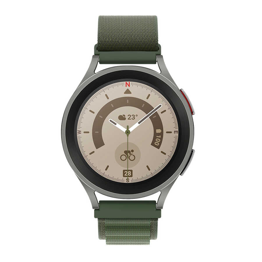 Xiaomi Redmi Watch 5 Active Zore KRD-74 22mm Hasır Kordon Yeşil